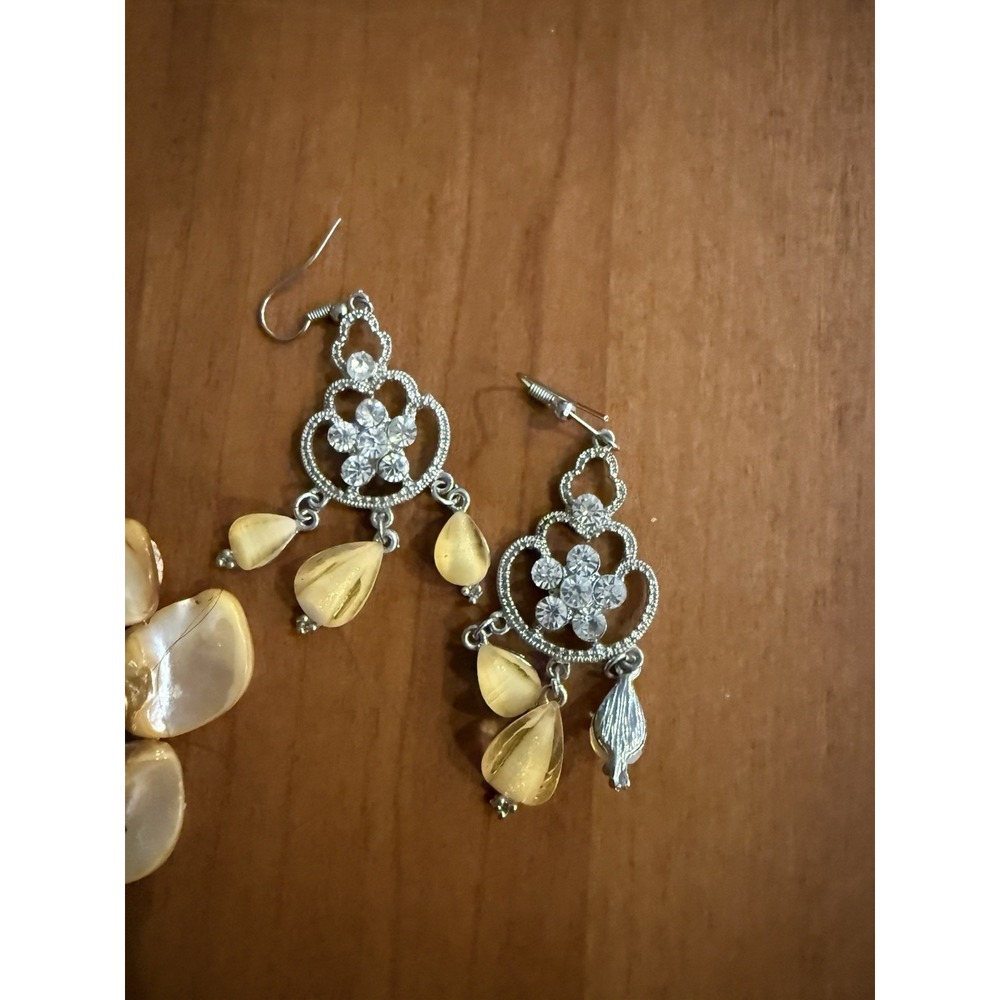 Boho Earrings Bracelet And Necklace Y2K - Picture 2 of 4